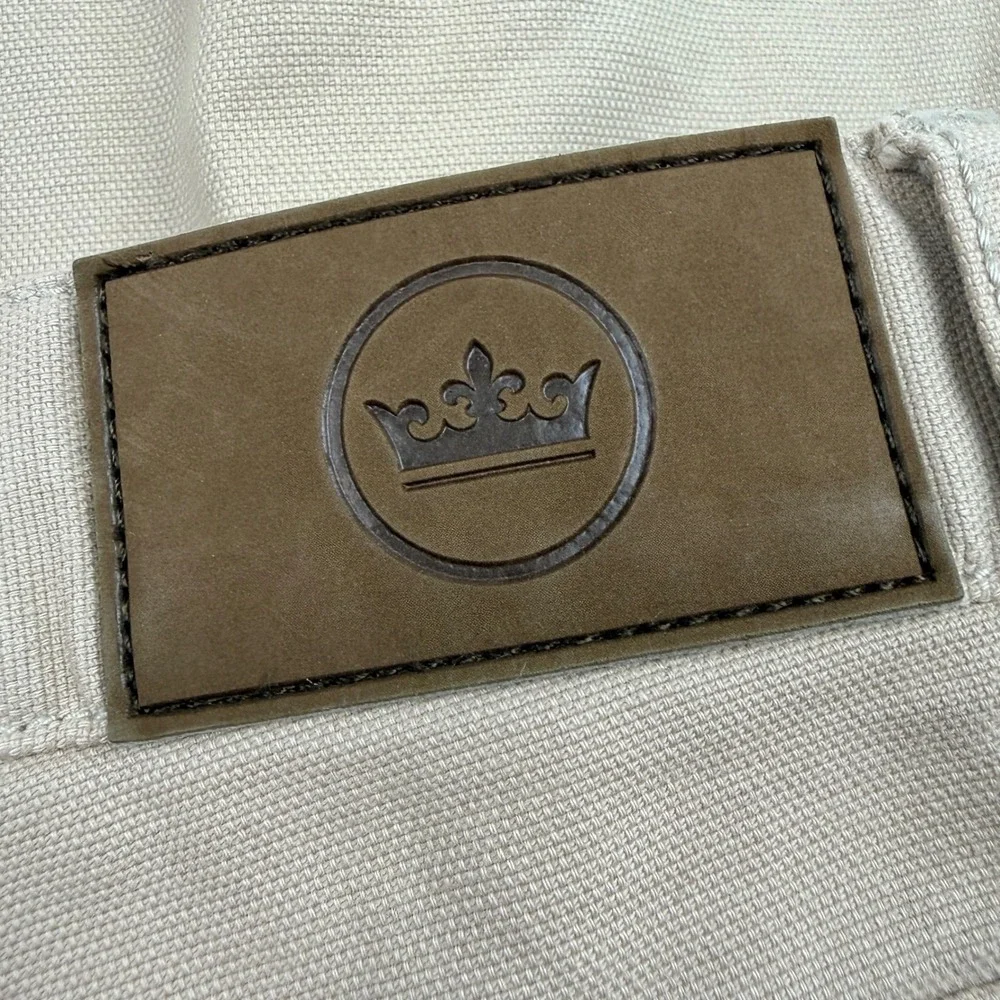 Peter Millar Mens Khaki Chinos Pants Size 38x33 Cotton Spandex Straight Fit - Picture 5 of 9